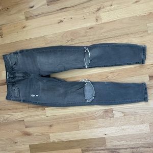 Topshop Greyish Black skinny Jeans